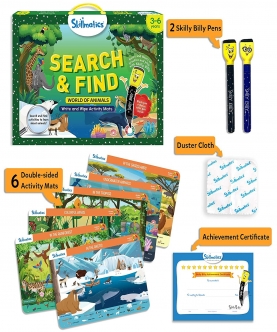 Search & Find Animals | Reusable Activity Mats