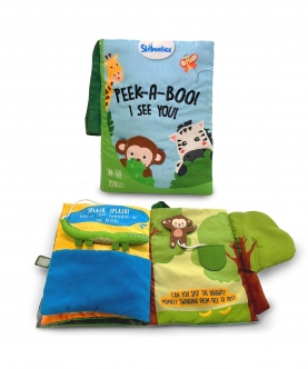 Peek-A-Boo: Jungle Theme | Interactive Soft Cloth Book