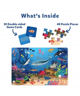 Piece & Play: Underwater Animals | Floor Puzzle & Game