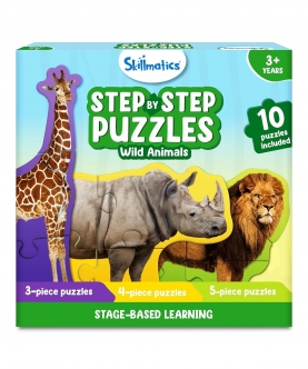 Step By Step Puzzle: Wild Animals