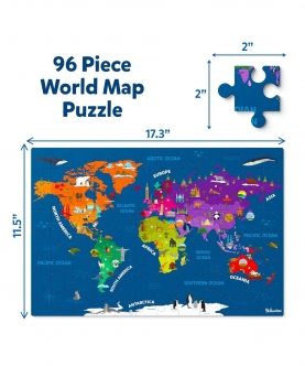 World Map Puzzle | Floor Puzzle & Game