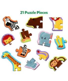 My First Puzzle Set: Wild Animals