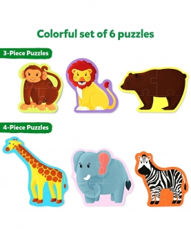 My First Puzzle Set: Wild Animals