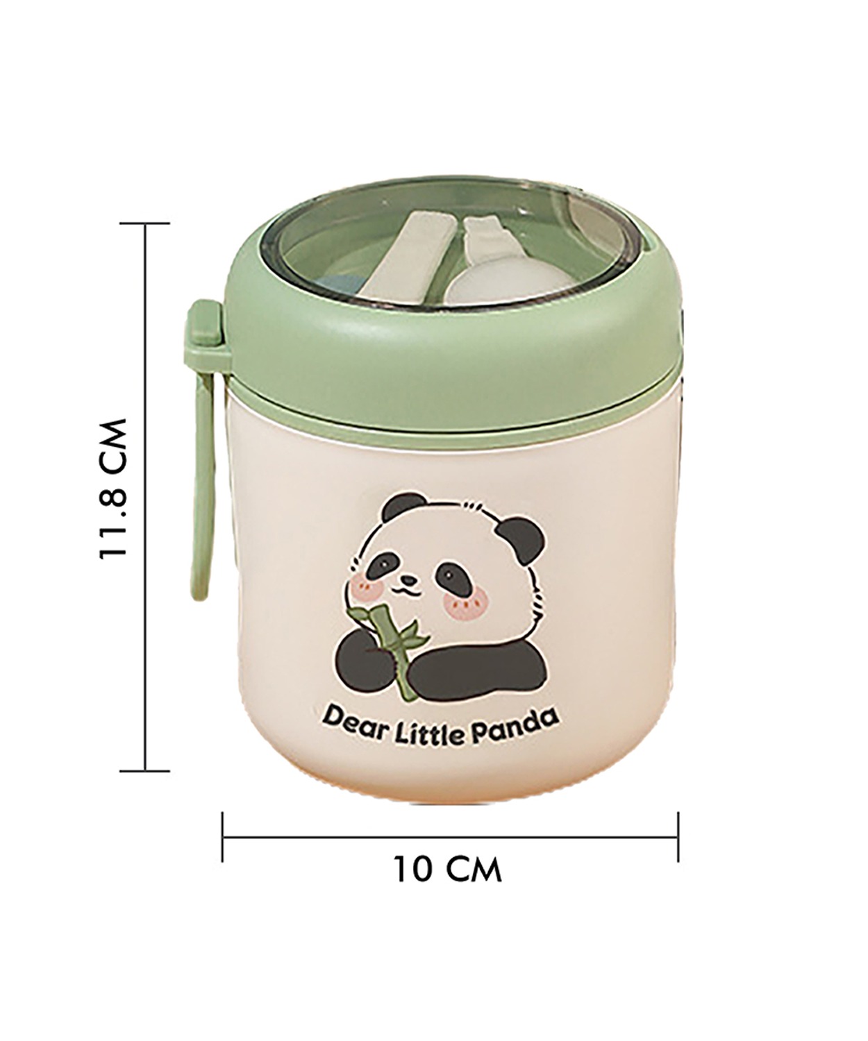 Panda, Soup Box /Tiffin With Vertical Tiffin Bag With Spoon