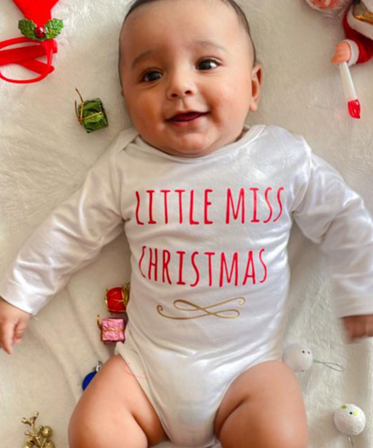 Little Miss Christmas Onesie