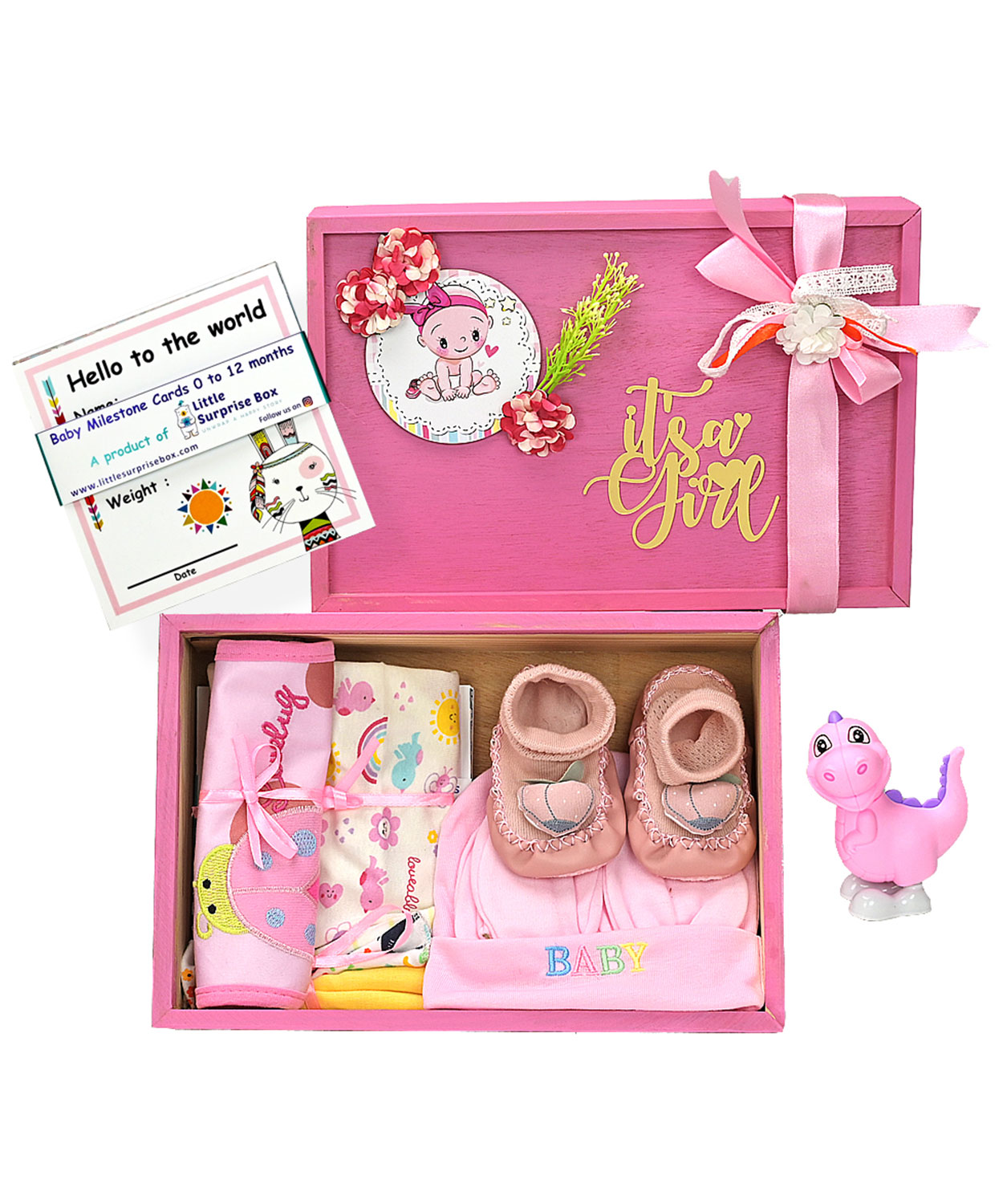 Baby dress set box best sale