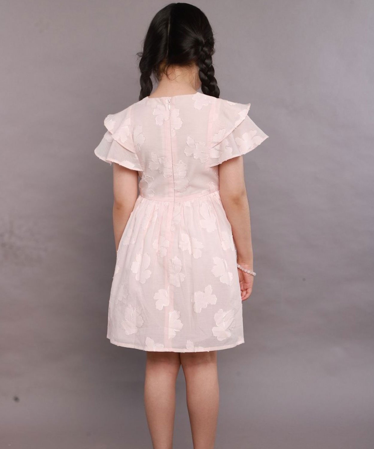 Sweetlime by As Baby Pink Cotton Party Dress