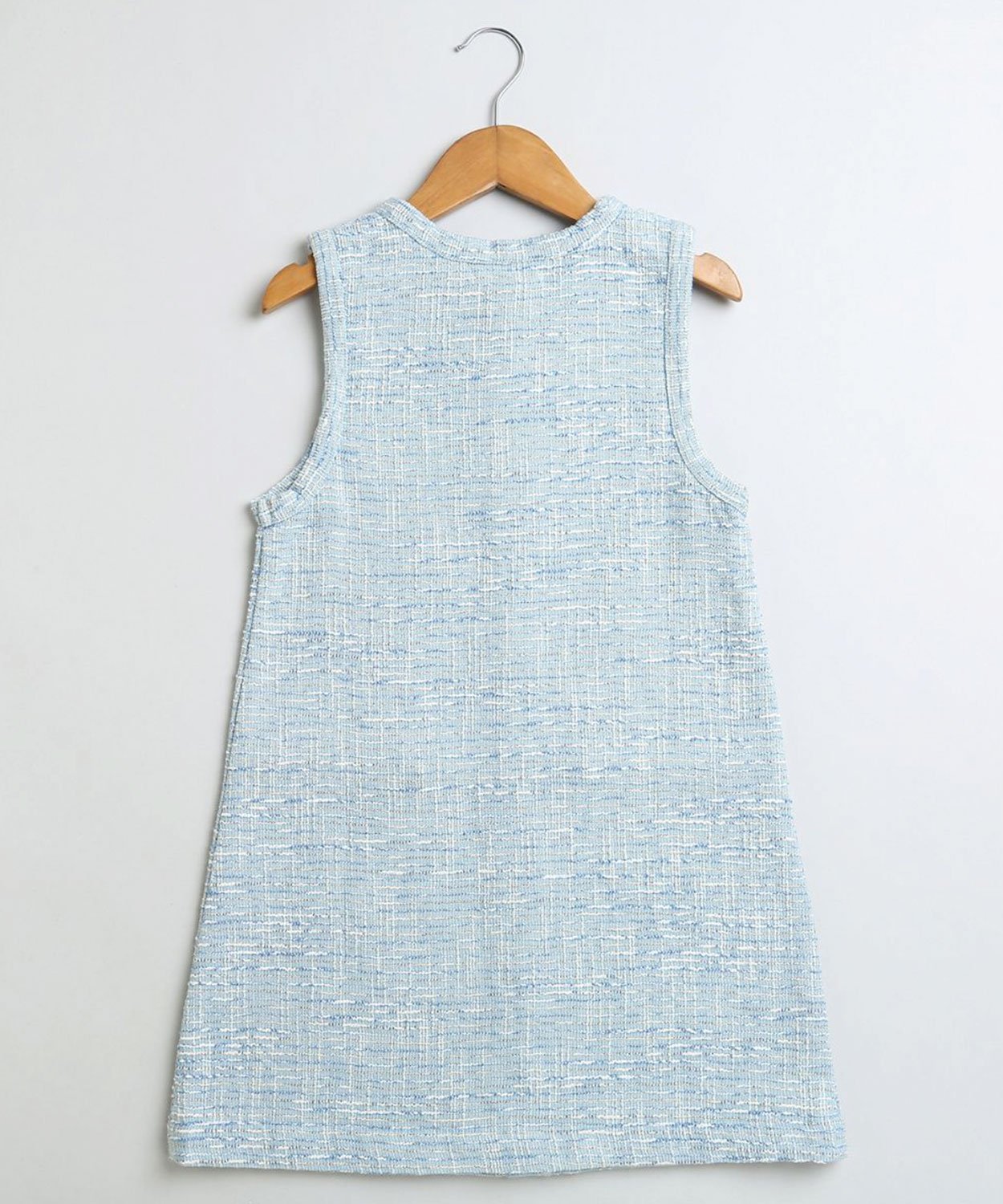 Sweetlime by AS Baby Blue Sleeveless A-line Dress