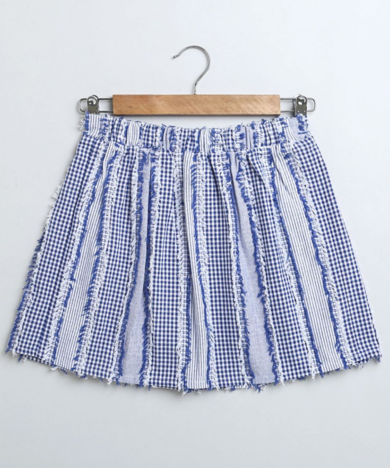 Sweetlime by AS Blue Cotton Jacquard Skirt