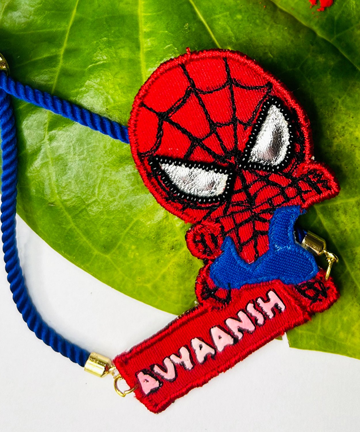 Personalised Initials Spiderman Rakhi