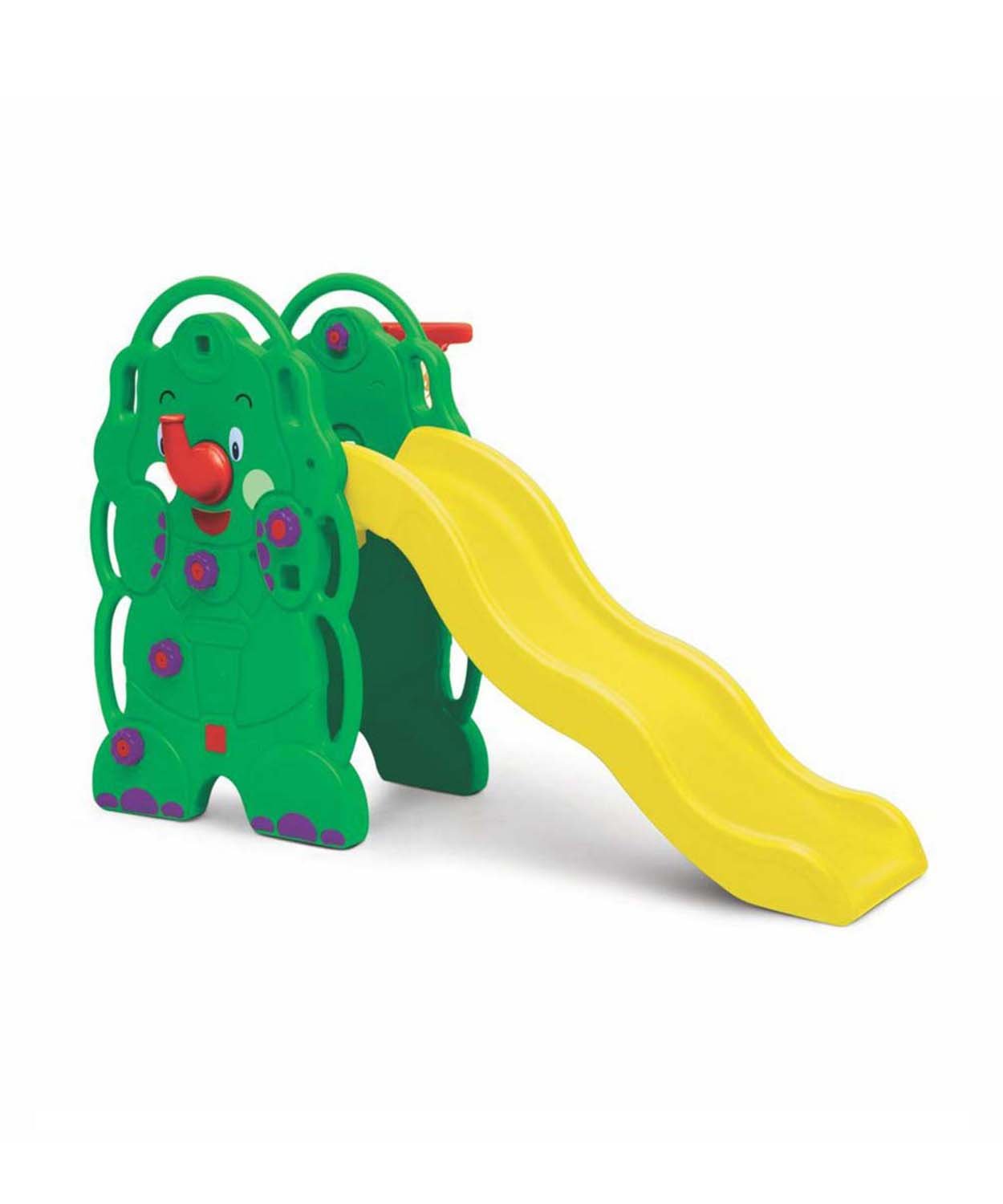 Ok Play Elephant Slide - Yellow/Green